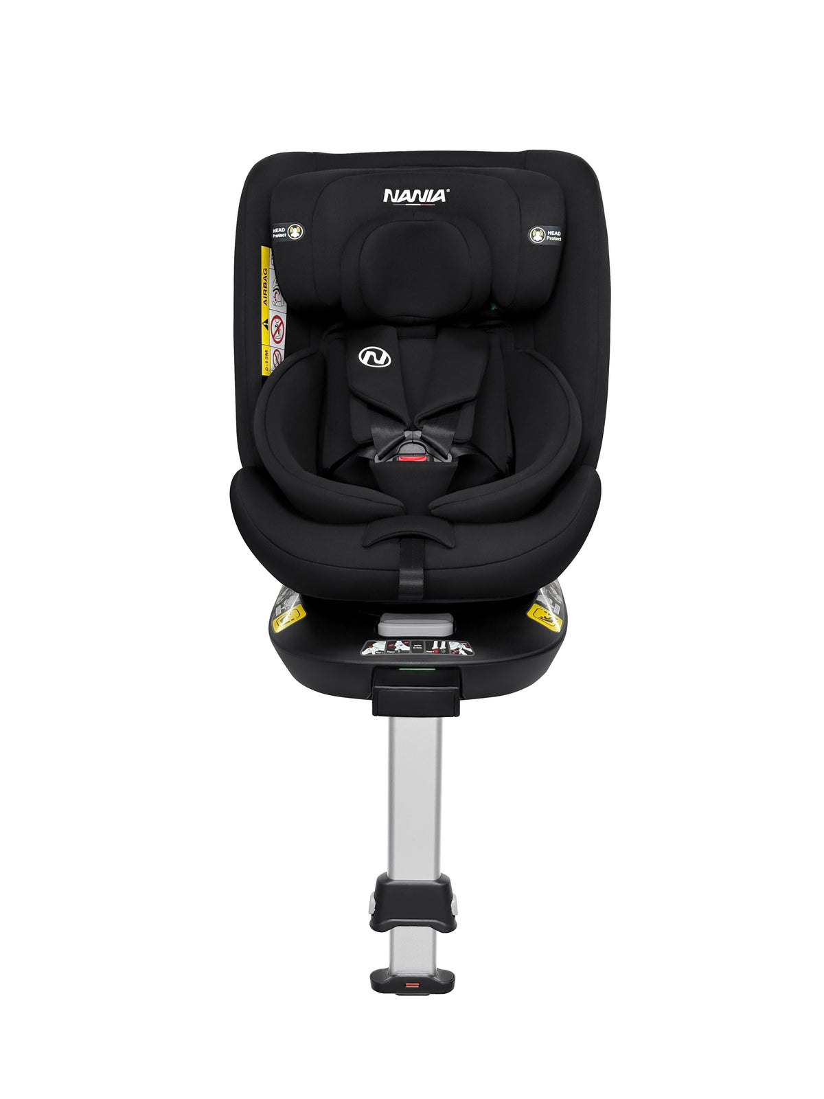 Nania  Siège auto SPIRIT pivotant 360° - I-Size 40-150 cm - Evolutif naissance à 12 ans environ - Fixations isofix + jambe de force