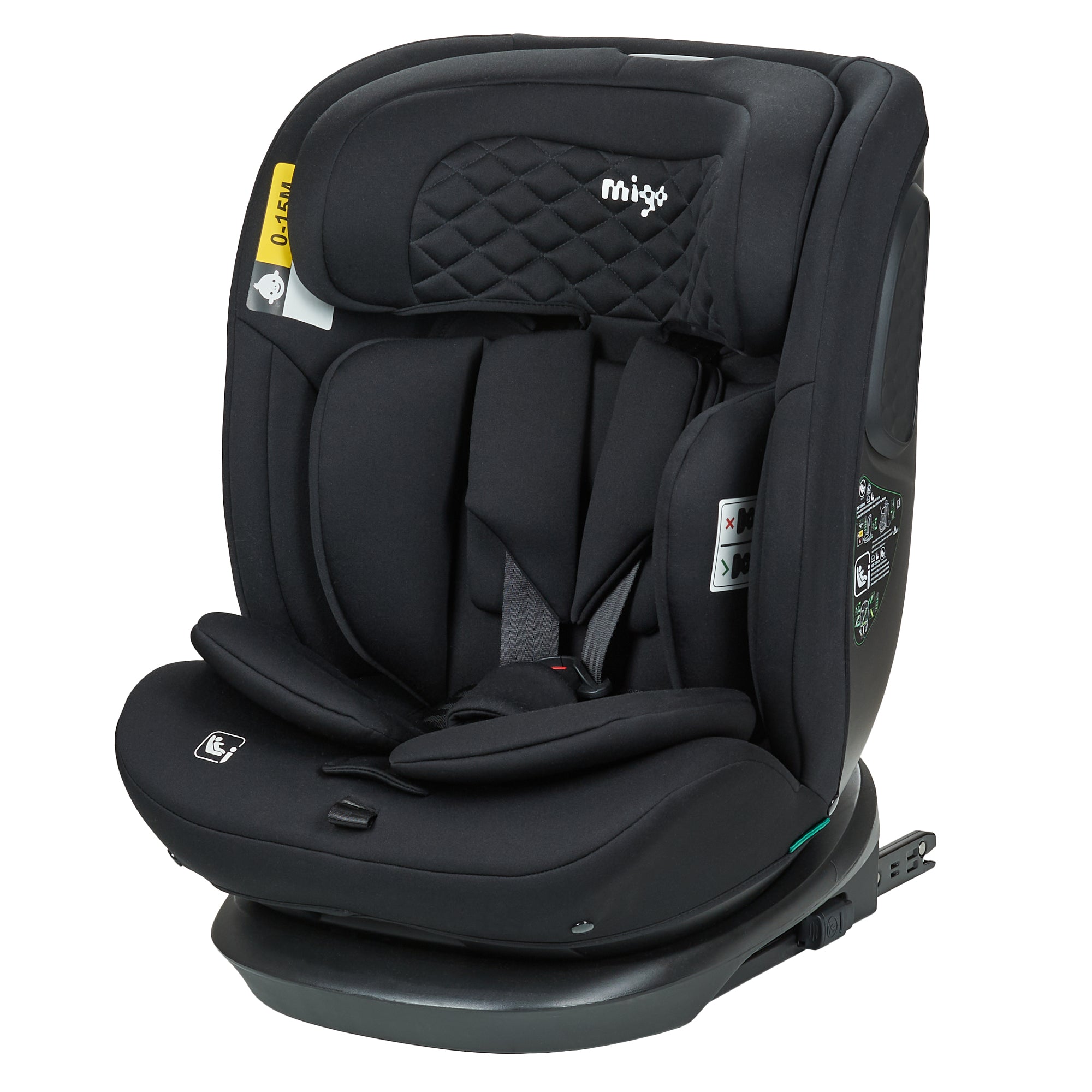 Siège Auto Sereno Migo avec fixation isofix et inclinable de 76 à 150 cm (9 à 36 kg)