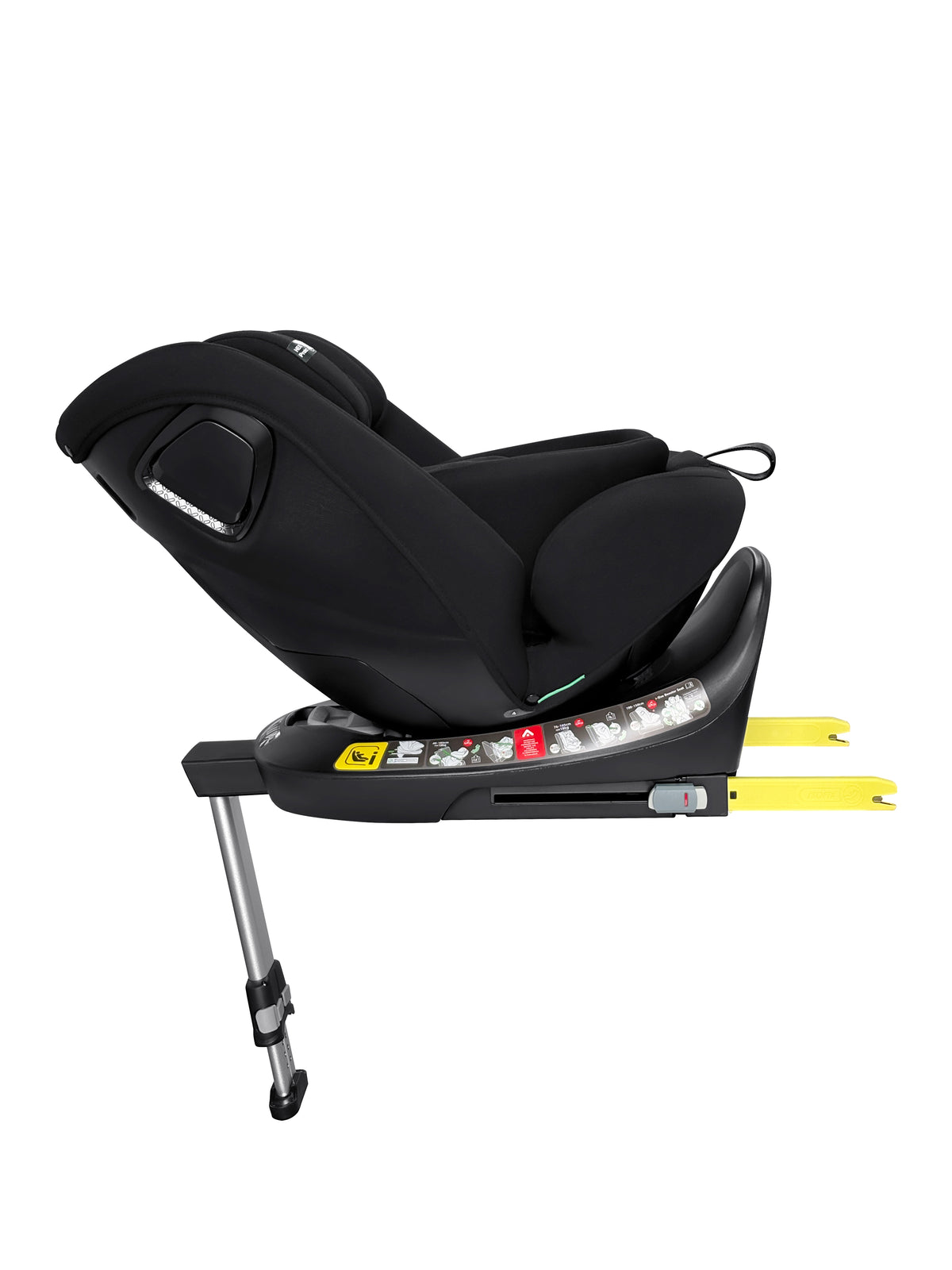 Seggiolino auto girevole a 360° Nania SPIRIT - I-Size 40-150 cm - Adattabile dalla nascita fino a circa 12 anni - Attacchi Isofix + gamba di supporto