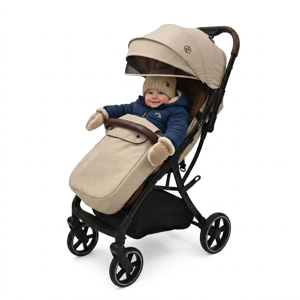 Nania Lexy Poussette compacte de 0 à 22 kg, Inclinable, protège-jambe, habillage de pluie (Copie)