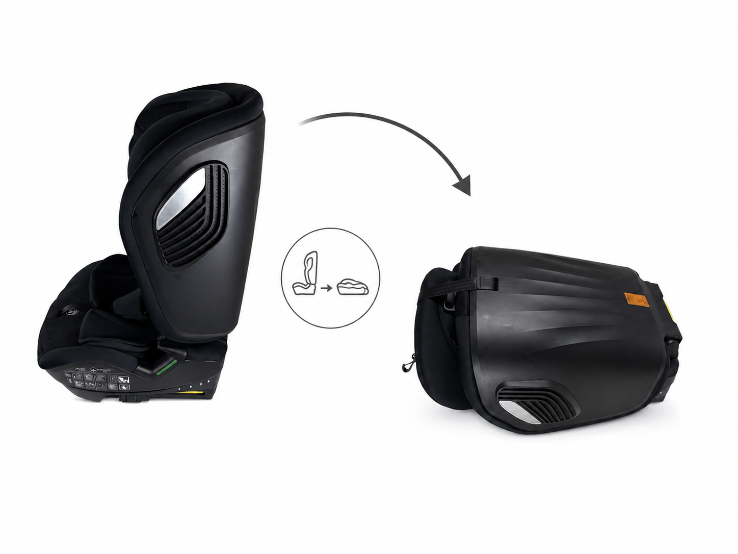 Siège Auto Nevada inclinable et pliable de 76 à 150 cm (9 à 36 kg)- fixation isofix ou ceinture