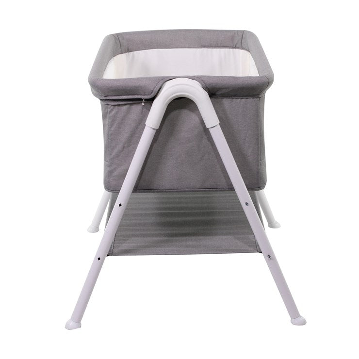 Berceau bébé NANIA HILLARY - Dès la naissance - 9 Kg max - Matelas 3cm d'épaisseur inclus - Espace de rangement sous le berceau