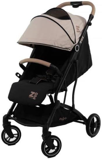 Poussette compacte ZOE dès 6 mois - 22 Kg max - Couvre-jambes- habillage pluie