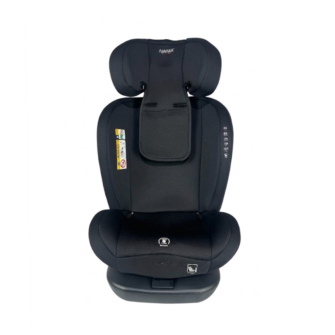 Nania Siège auto Como pivotant 360° Norme I-Size 40-150 cm Evolutif naissance à 12 ans environ - Fixations isofix