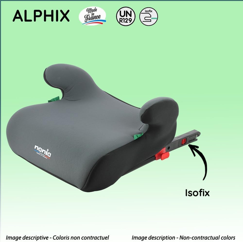 Nania Alphix Rehausseur bas fixations isofix ALPHIX 126-150 cm