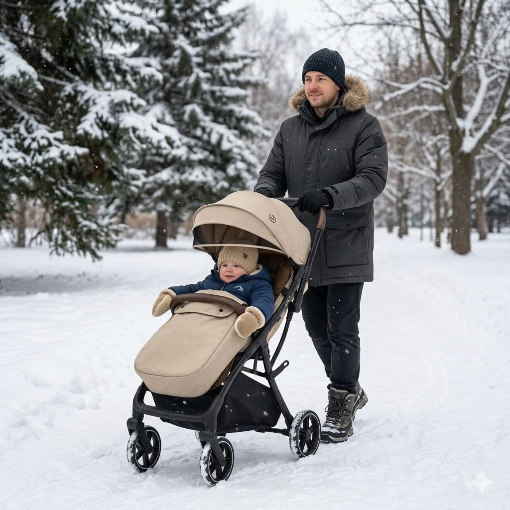 Nania Lexy Poussette compacte de 0 à 22 kg, Inclinable, protège-jambe, habillage de pluie (Copie)