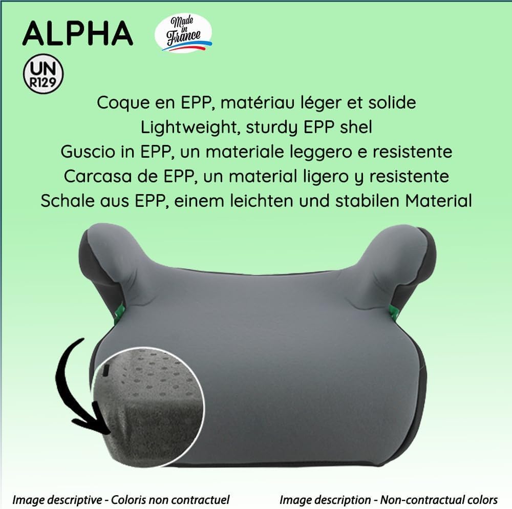 Nania Alphix Rehausseur bas fixations isofix ALPHIX 126-150 cm