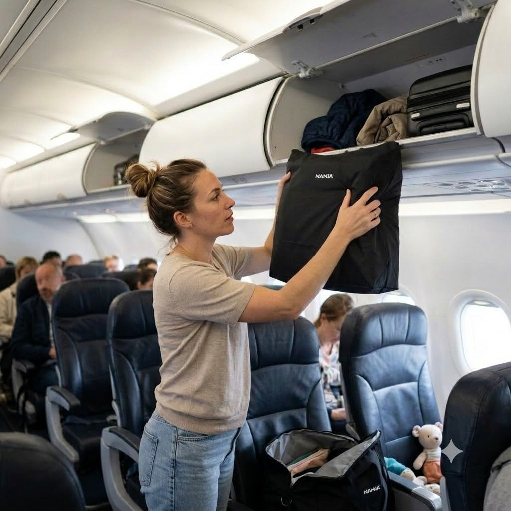 Nania Babyjet Poussette Ultra-Compacte cabine avion (0 à 15 kg) – sac de transport