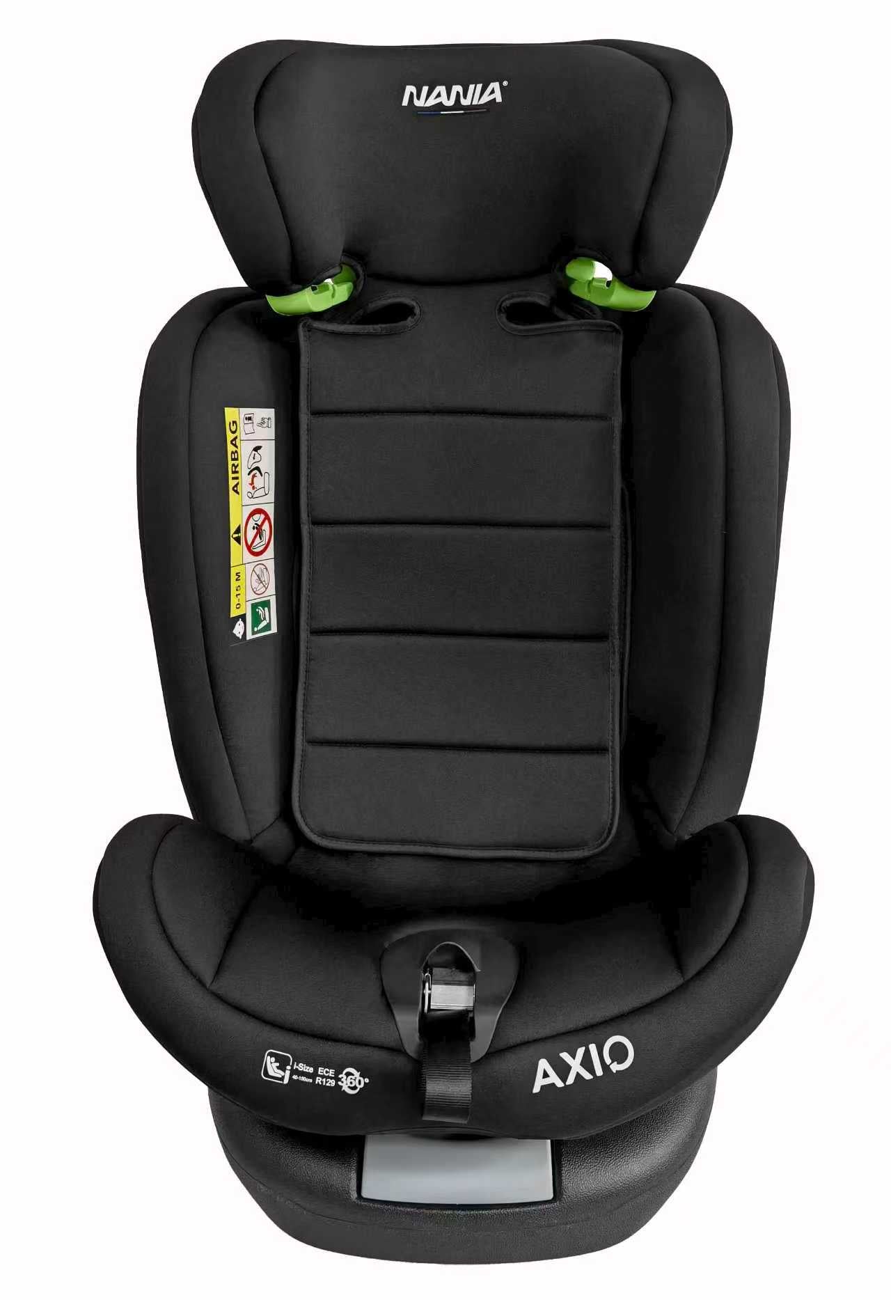 Siège auto AXIO Pivotant 360° I-Size 40-150 cm - Evolutif naissance à 12 ans environ  - Fixations isofix