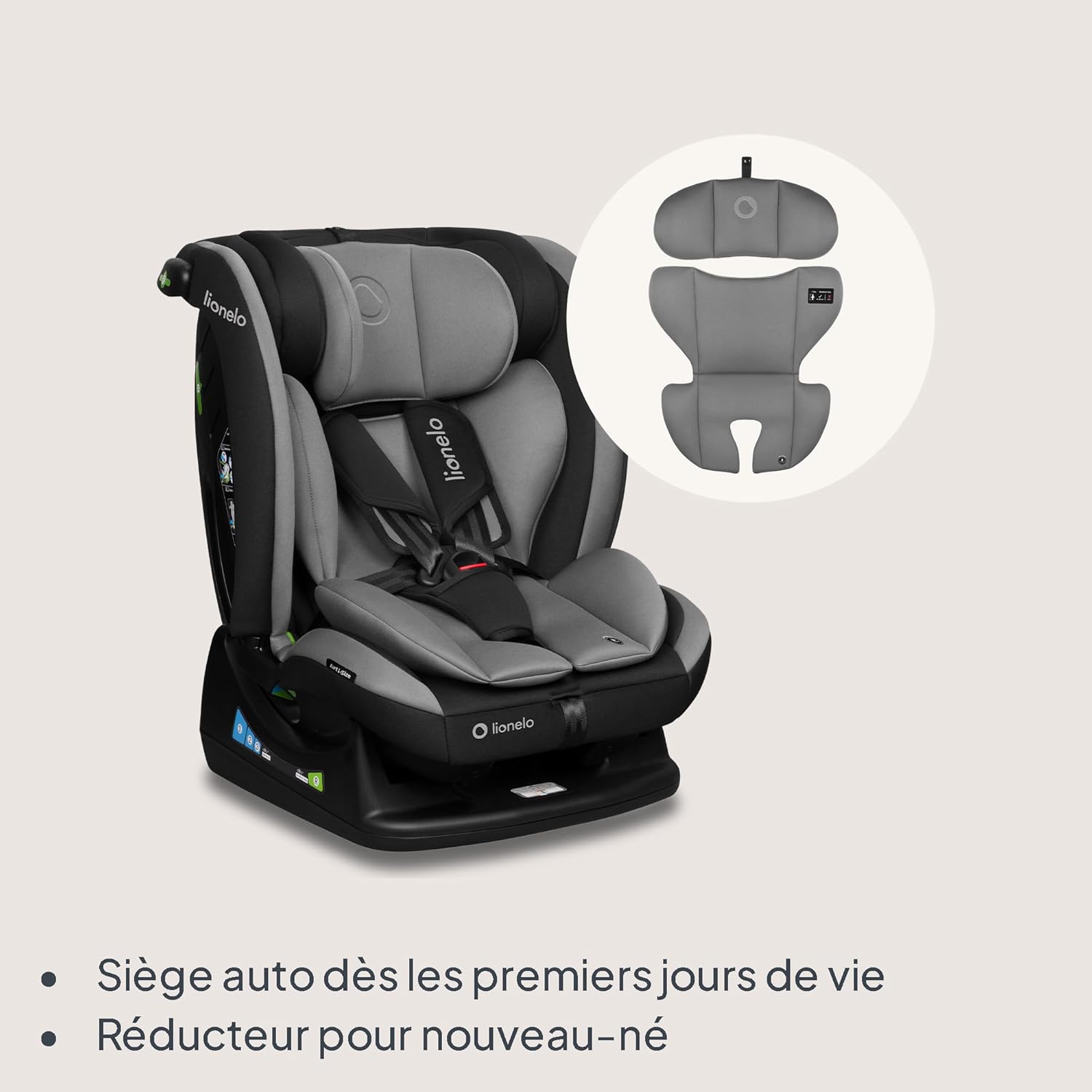 Silla de coche convertible Nania Prato 40-150 cm - Fijación del cinturón de seguridad