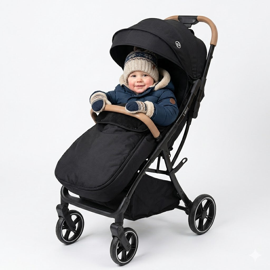 Nania Lexy Poussette compacte de 0 à 22 kg, Inclinable, protège-jambe, habillage de pluie