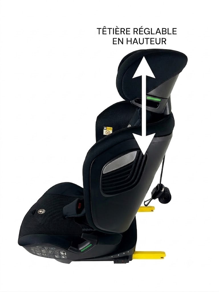 Siège Auto Nevada inclinable et pliable de 76 à 150 cm (9 à 36 kg)- fixation isofix ou ceinture