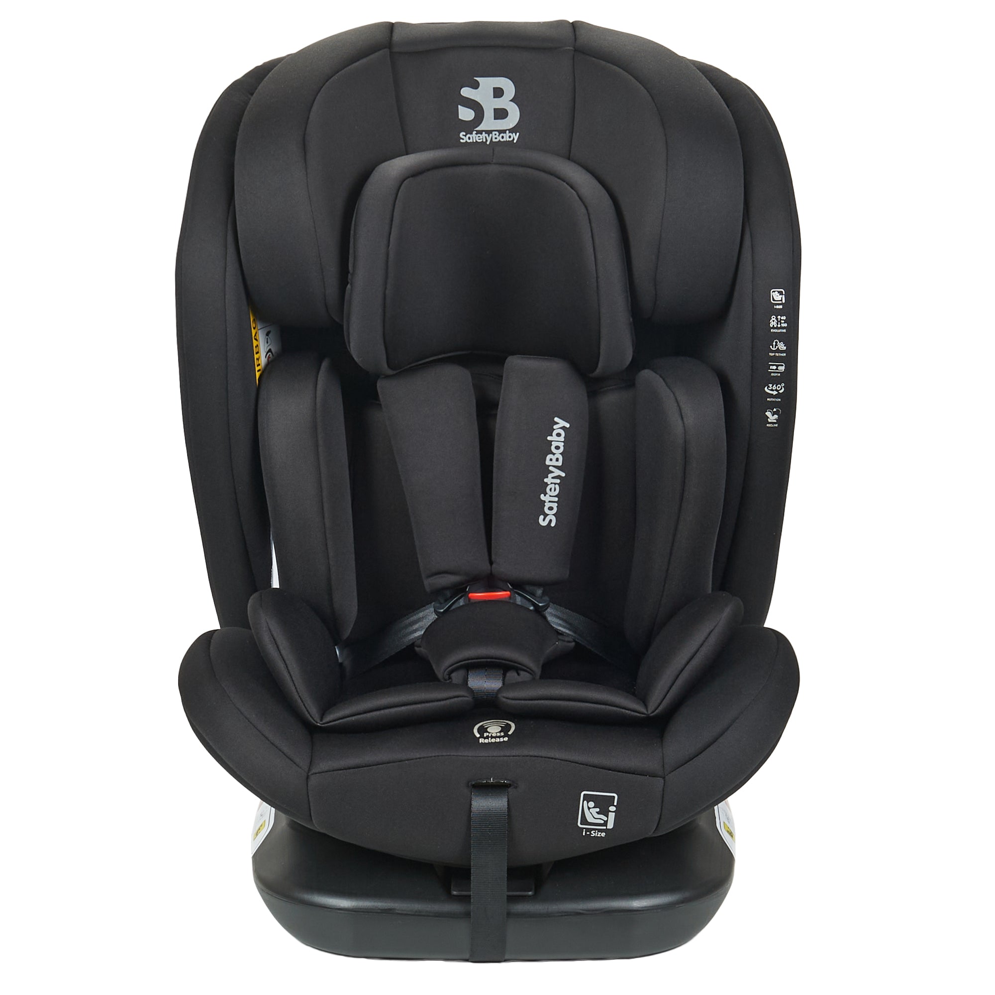 Safety baby  Siège auto Xenon Pivotant 360° I-Size 40-150 cm - Evolutif naissance à 12 ans environ  - Fixations isofix