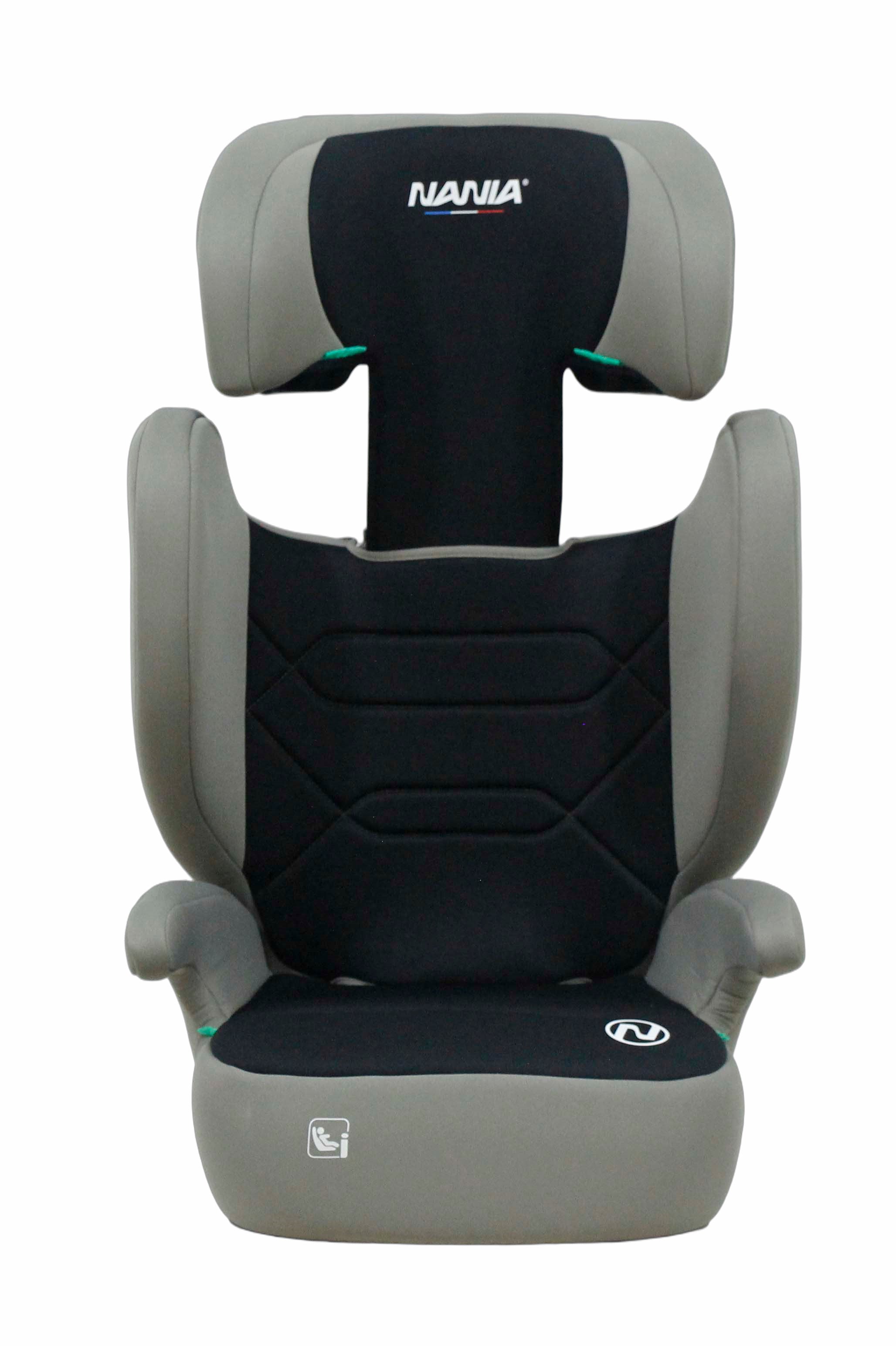NANIA Siège auto enfant Bogota Isofix ou ceinturé  2 EN 1 de 100-150 cm-Appui-tête Réglable