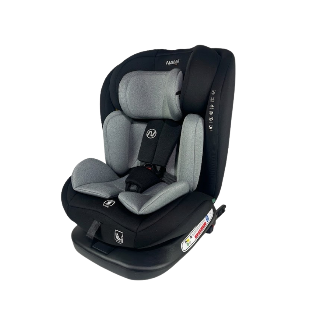 Nania Siège auto Como pivotant 360° Norme I-Size 40-150 cm Evolutif naissance à 12 ans environ - Fixations isofix