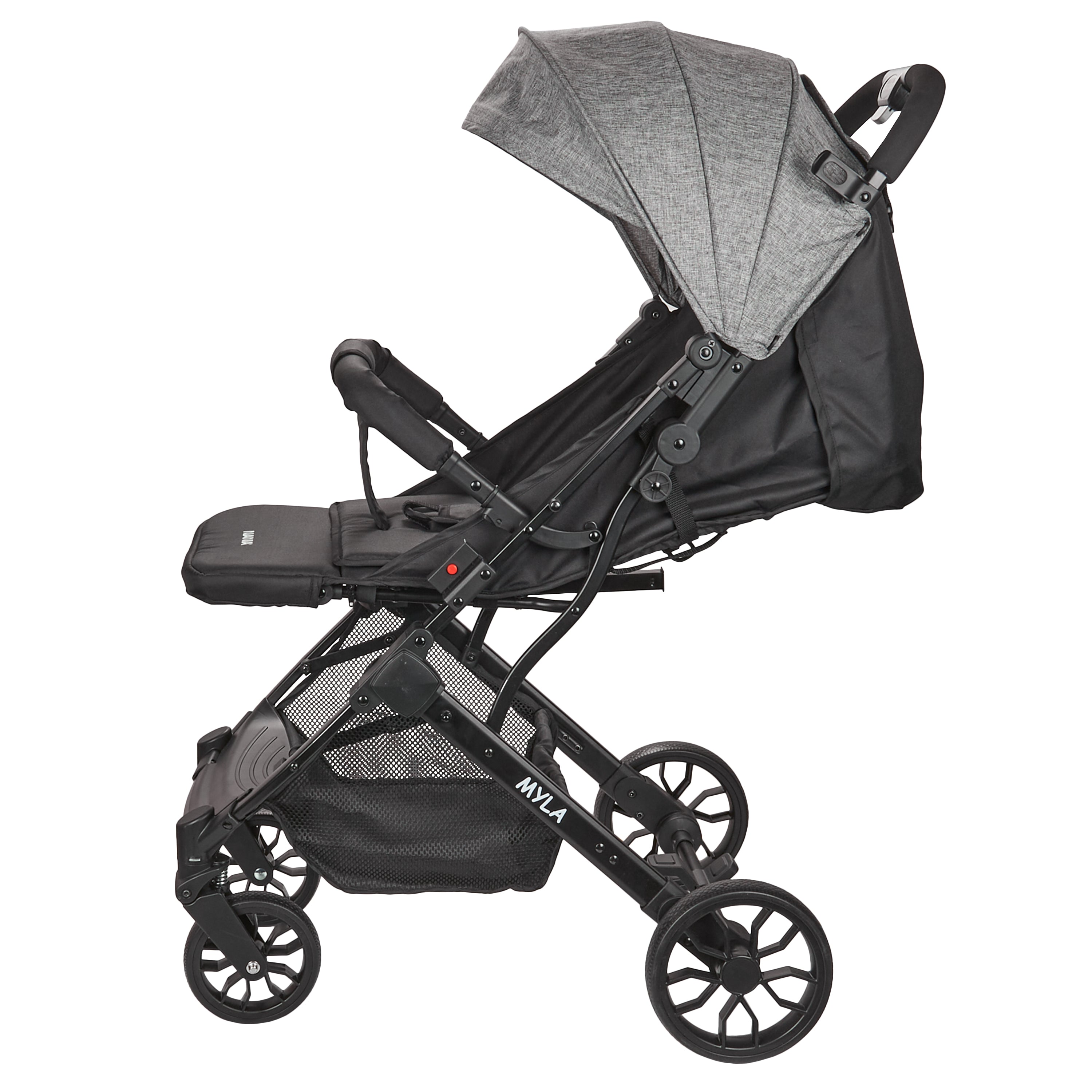 Nania Myla Poussette combinée 2 en 1 de 0 à 4 ans (22kg max) avec Siège auto Rimini Nania 40-87 cm - (0-13kg) + Base isofix-