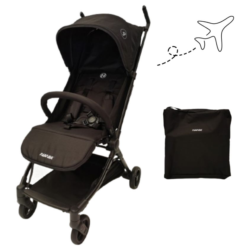 Nania Babyjet Poussette Ultra-Compacte cabine avion (0 à 15 kg) – sac de transport
