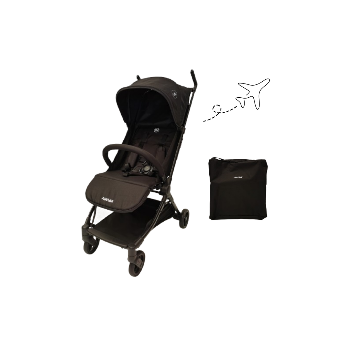 Nania Babyjet Poussette Ultra-Compacte cabine avion (0 à 15 kg) – sac de transport