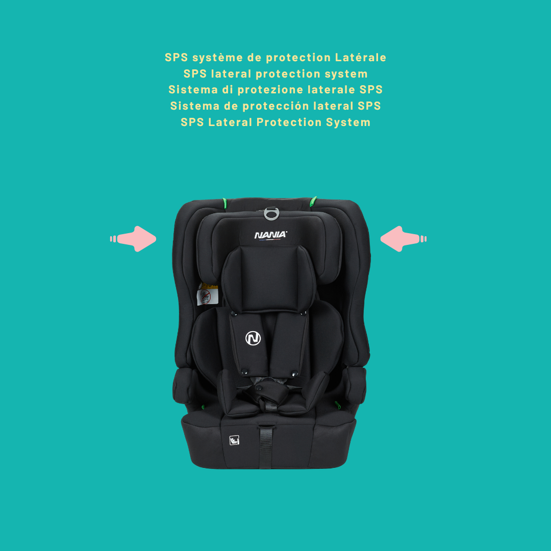 Nania Siège auto enfant isofix Lima I-size 76-150cm -Têtière ajustable