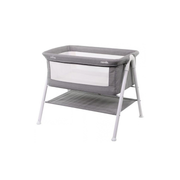 Berceau bébé NANIA HILLARY - Dès la naissance - 9 Kg max - Matelas 3cm d'épaisseur inclus - Espace de rangement sous le berceau