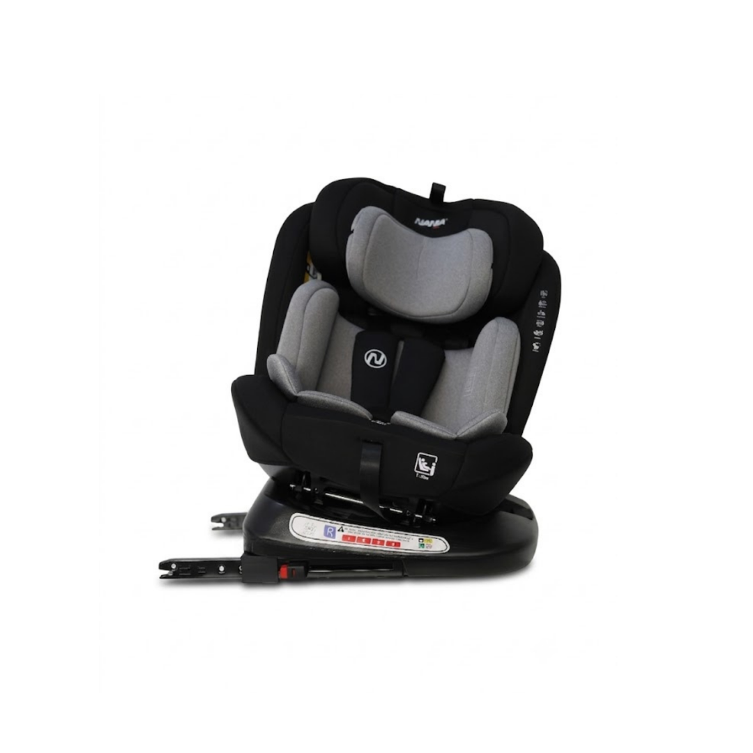 Nania Siège auto Como pivotant 360° Norme I-Size 40-150 cm Evolutif naissance à 12 ans environ - Fixations isofix