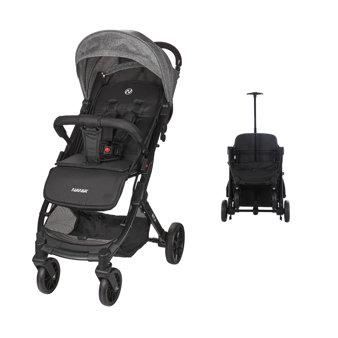 Nania Myla Poussette combinée 2 en 1 de 0 à 4 ans (22kg max) avec Siège auto Rimini Nania