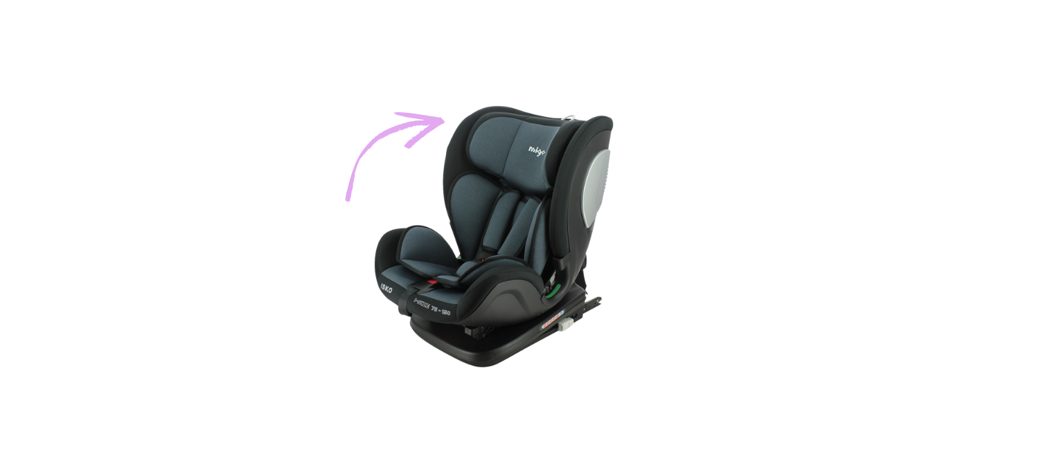 Migo -Siège auto ISKO isofix inclinable Isize 76-150cm