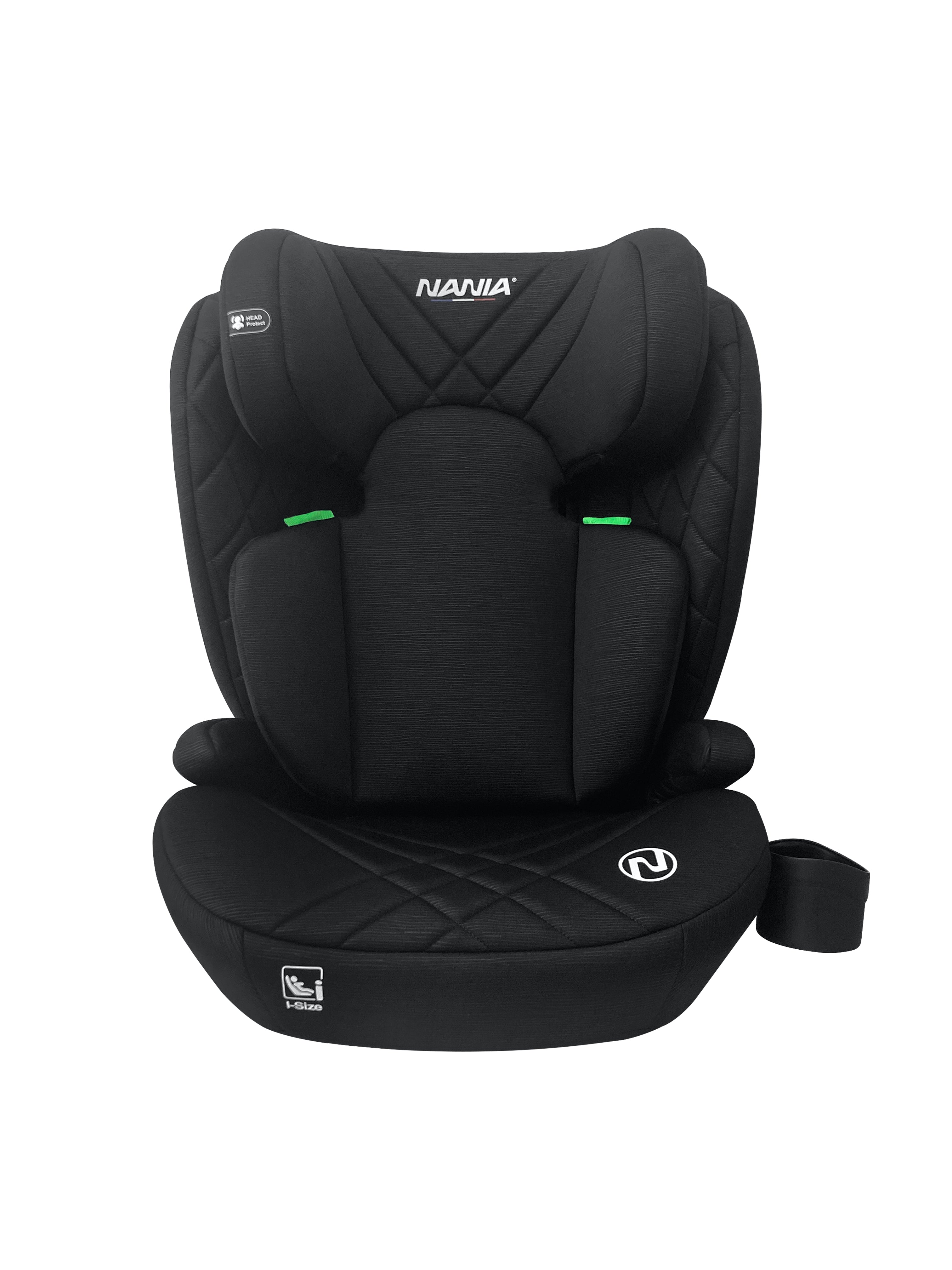 NANIA Siège auto enfant Isofix Bari I-size 100-150 cm-Appui-tête Réglable- Porte gobelet