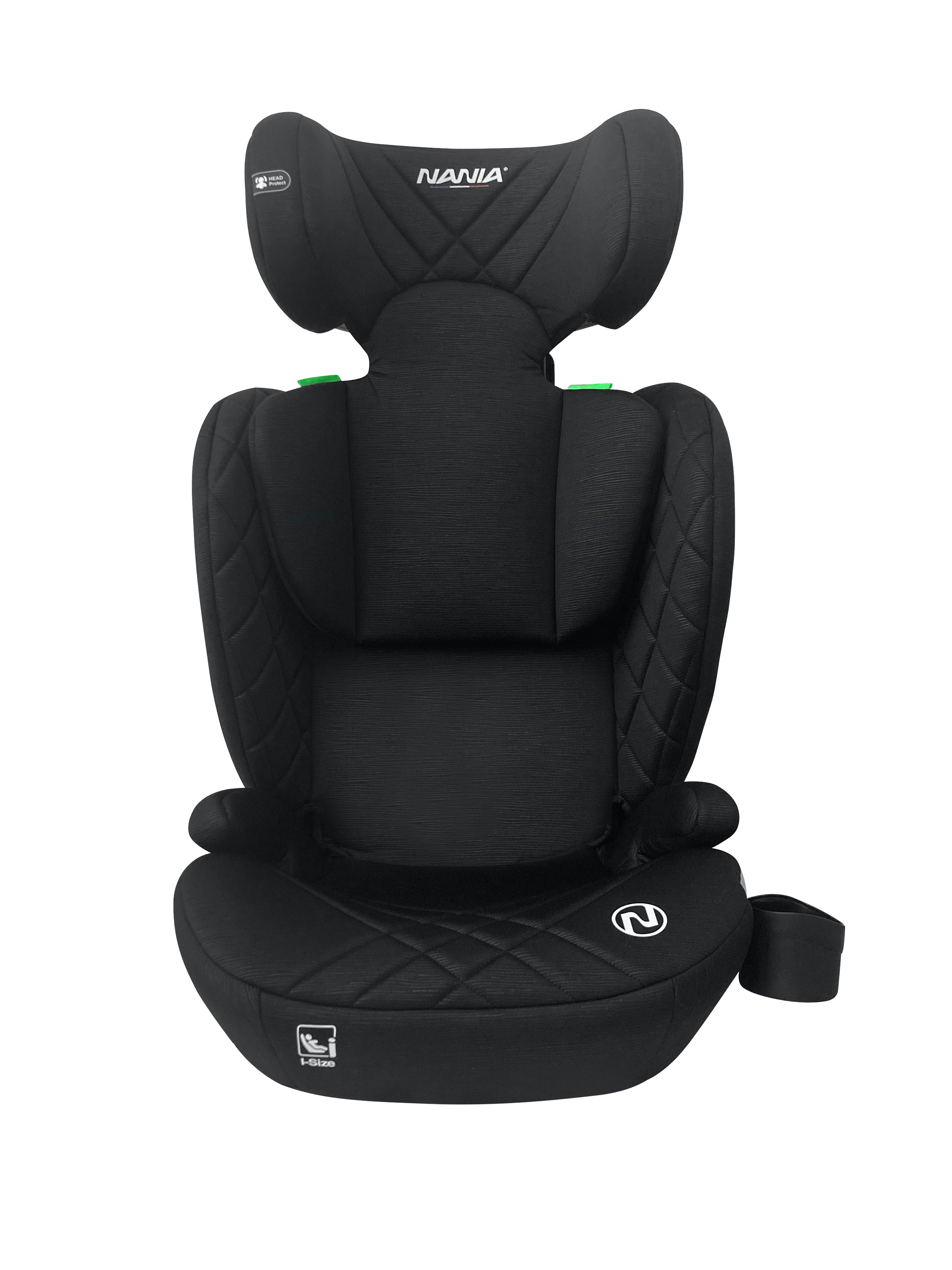 NANIA Siège auto enfant ceinturé Sienna-size 100-150 cm-Appui-tête Réglable- Porte gobelet