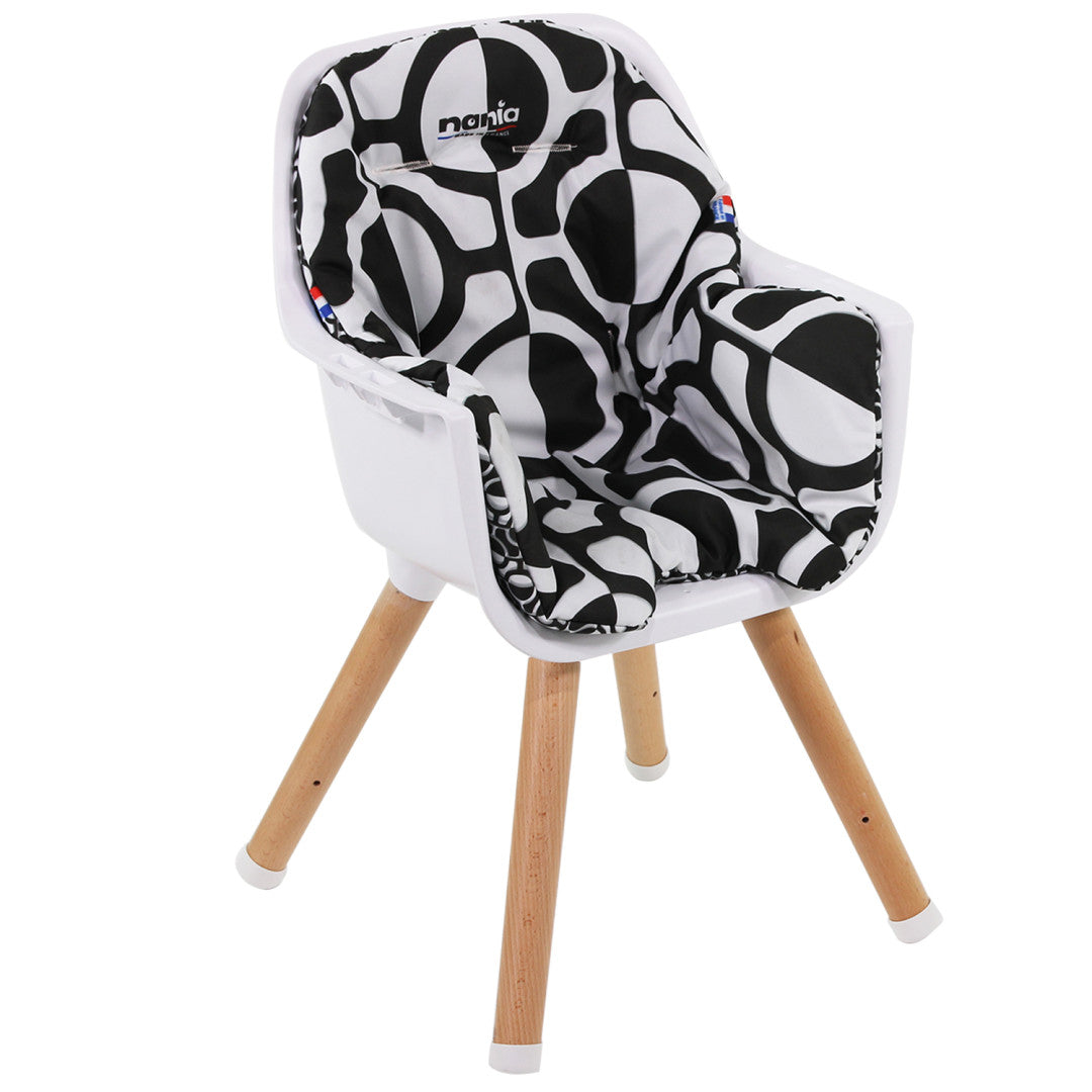 Chaise Haute Bébé évolutive 2 en 1 - Dès 6 mois jusqu'à 5 ans - Coussin réversible